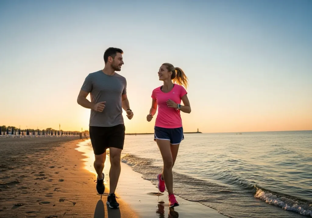 Frau beim Joggen mit MYnextRING
